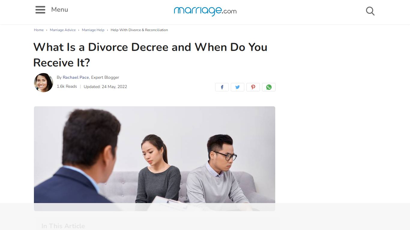 What Is a Divorce Decree and When Do You Receive It? - Marriage